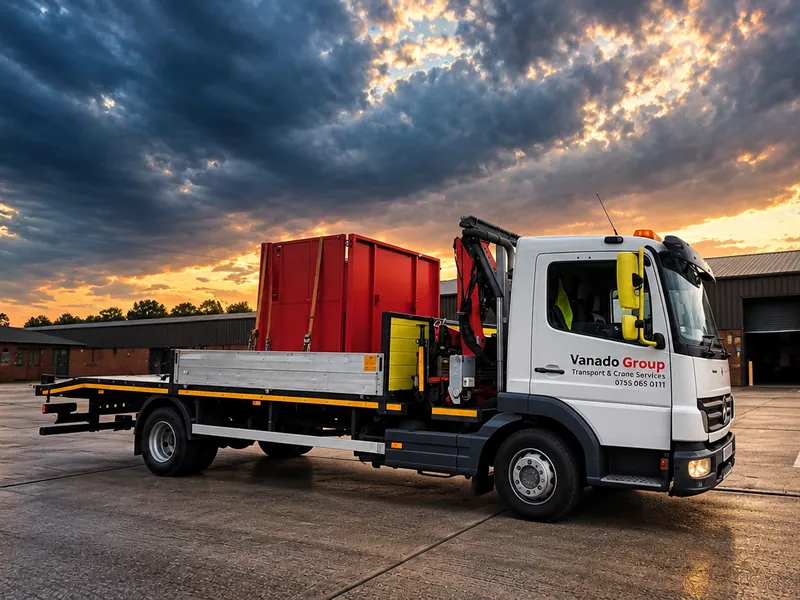 8.5T Flatbed in Action