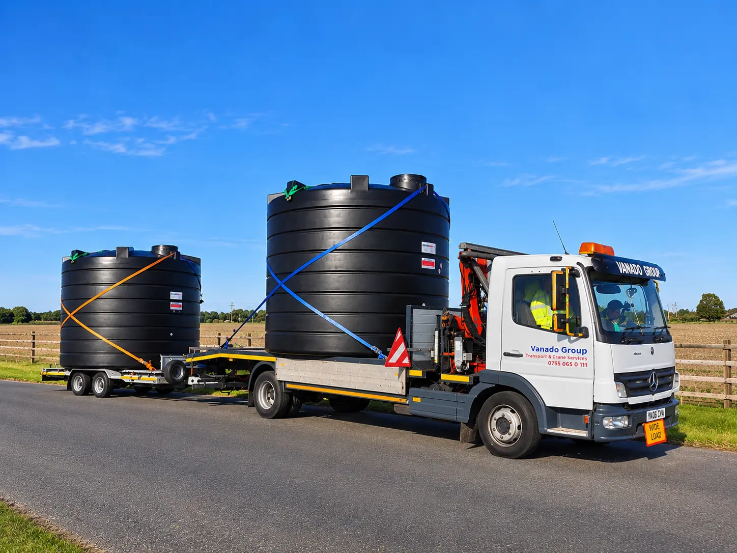 HIAB crane transport and lorry loader hire services in the UK