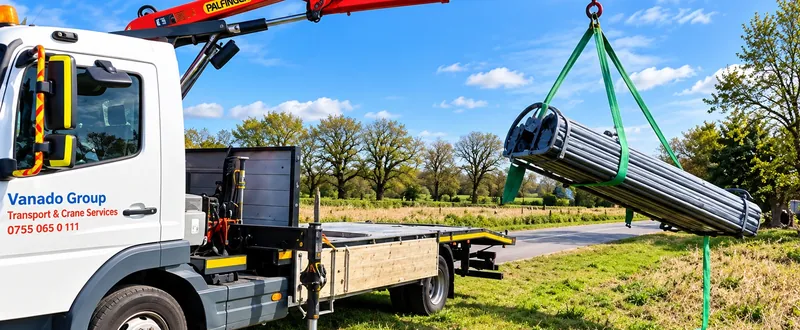 HIAB crane transport and lorry loader hire services in the UK